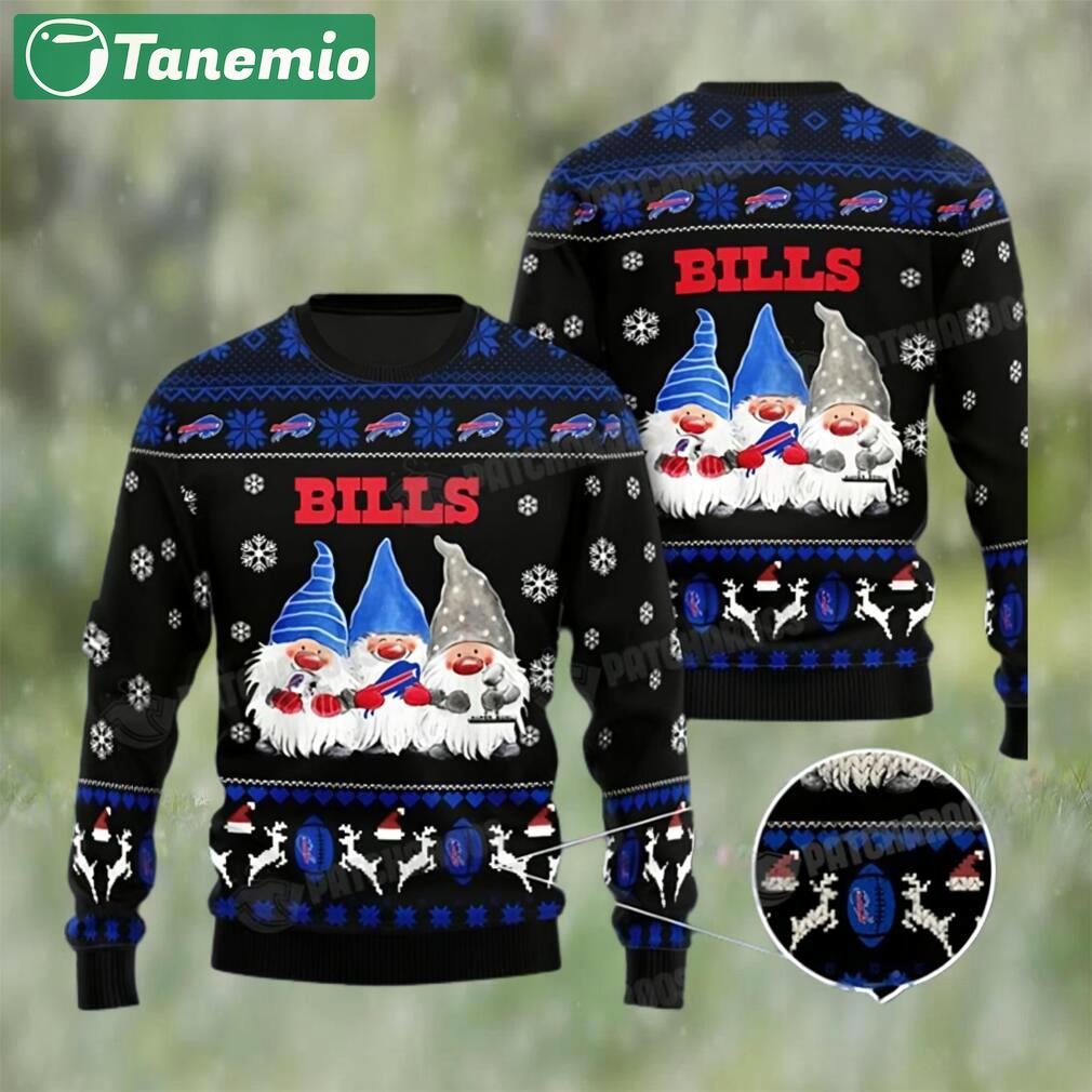 Buffalo bills gnomes ugly christmas sweater nfl football lovers gift Christmas Ugly Sweater