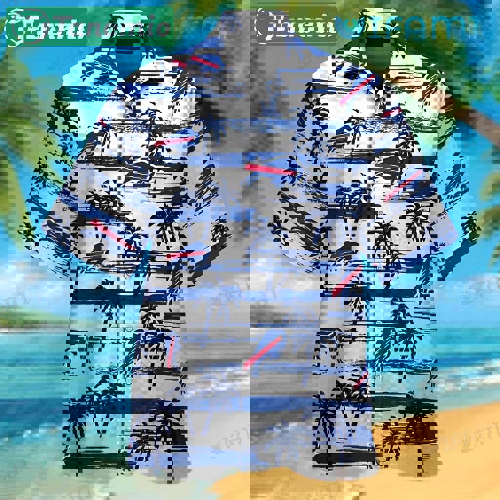 Buffalo bills hawaiian shirt coconut white blue tree buffalo bills gift Hawaii Shirt Shorts & Flip Flops