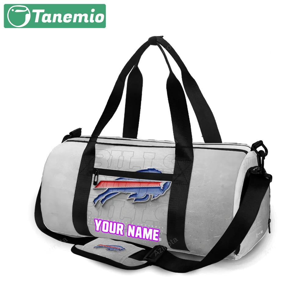 Buffalo bills logo v14 personalized name travel bag gym bag 1145 Travel Bag