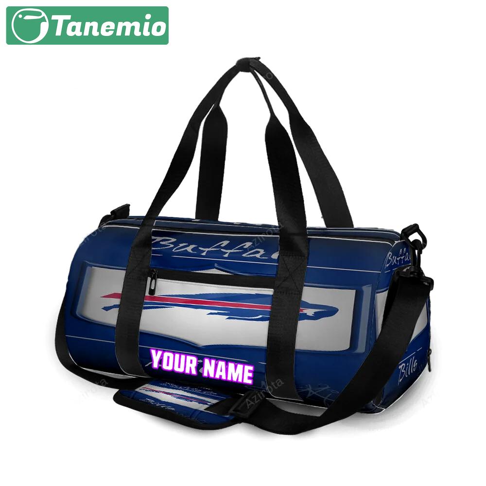 Buffalo bills logo v21 personalized name travel bag gym bag 25 Travel Bag
