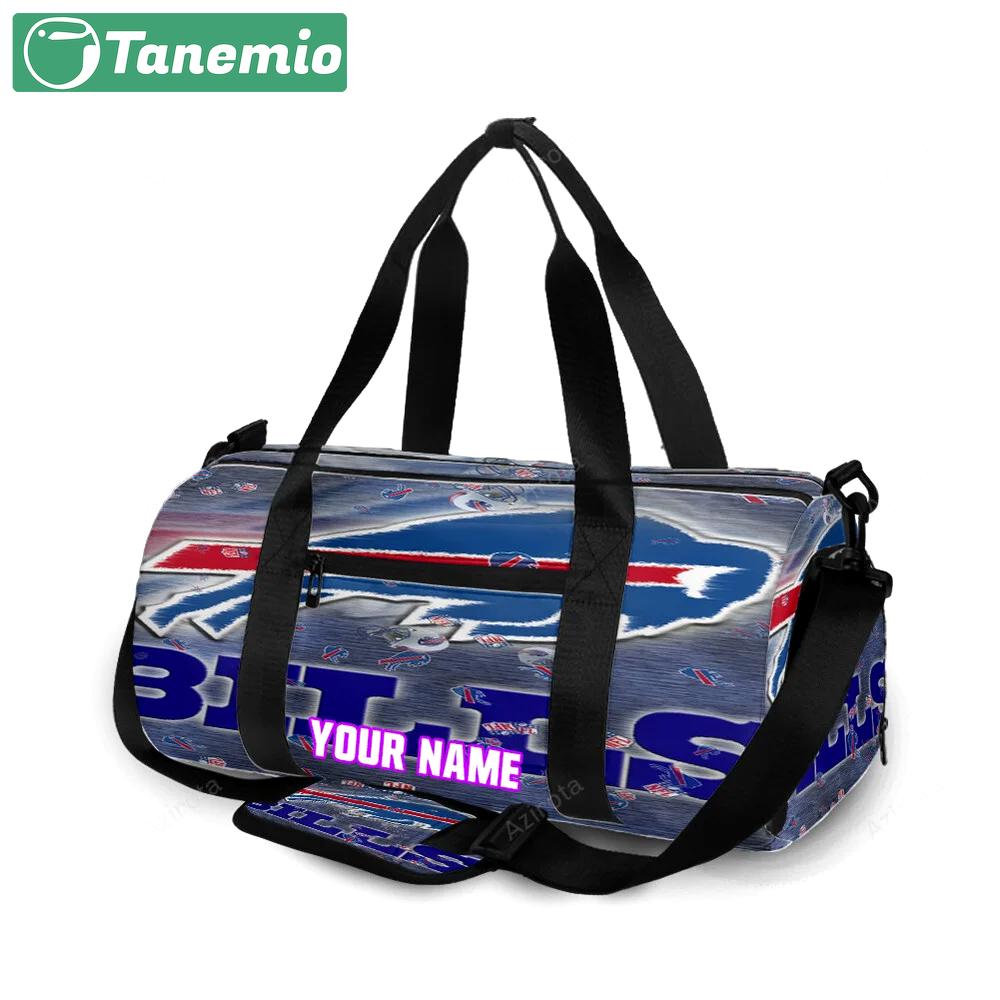 Buffalo bills logo v22 personalized name travel bag gym bag 1918 Travel Bag