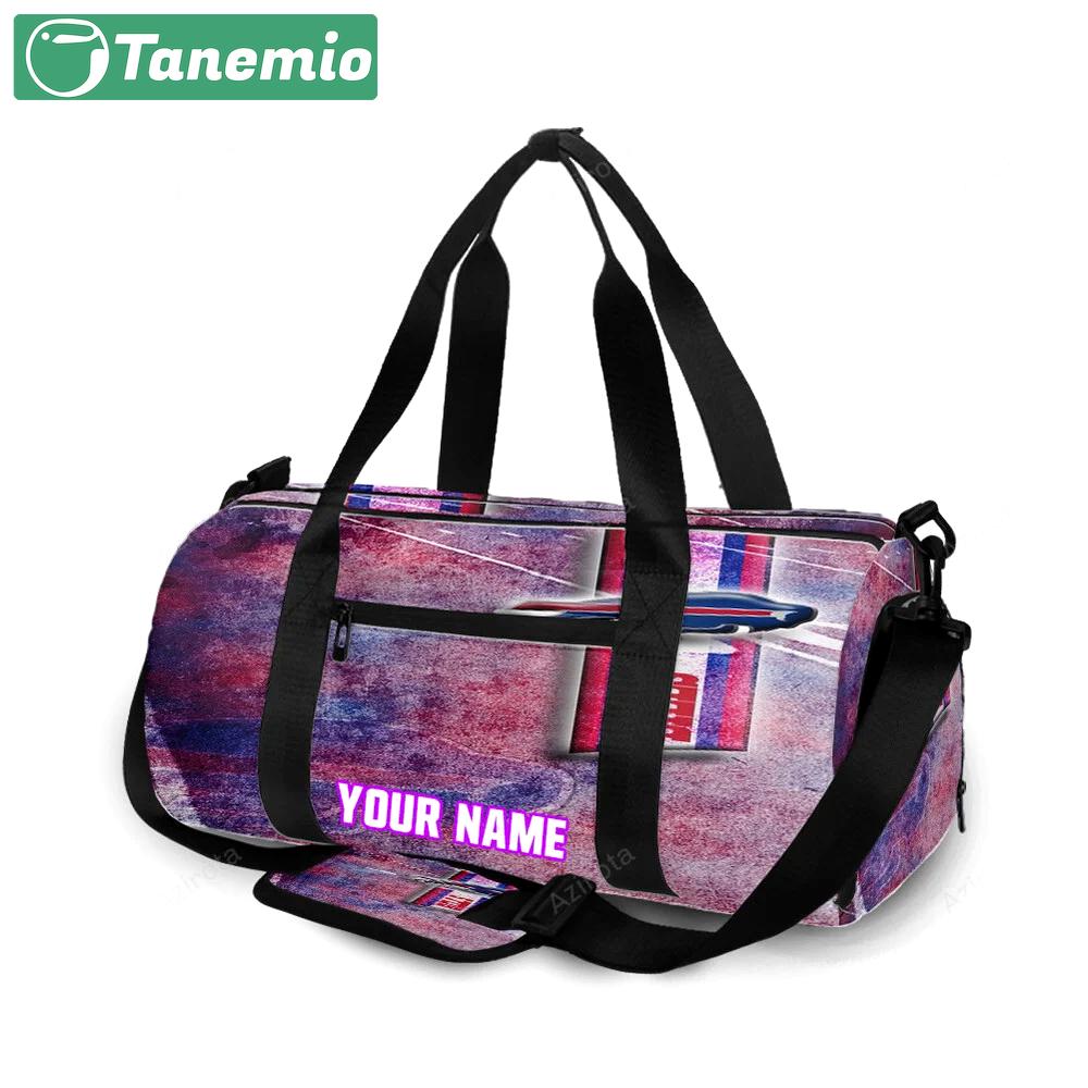 Buffalo bills logo v23 personalized name travel bag gym bag 1792 Travel Bag