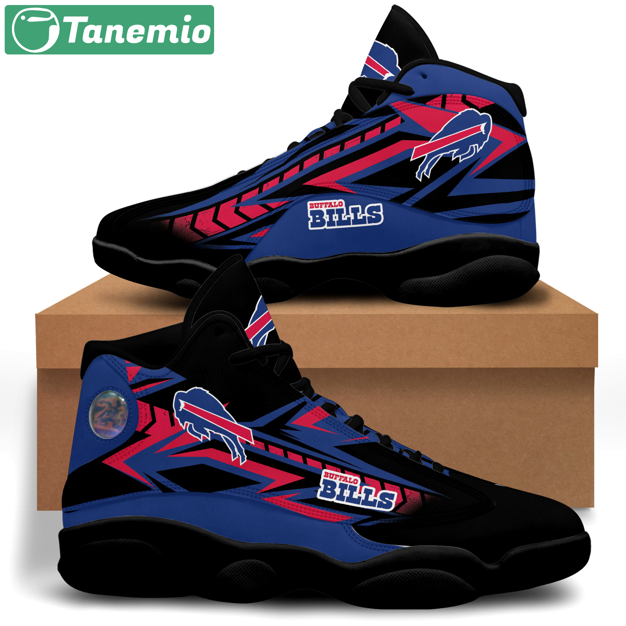 Buffalo bills nfls Air Jordan 13 Gifts For Men Women Shoes For Fans Sneakers Full Size