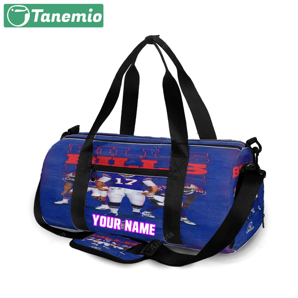 Buffalo bills players v3 personalized name travel bag gym bag 1517 Travel Bag