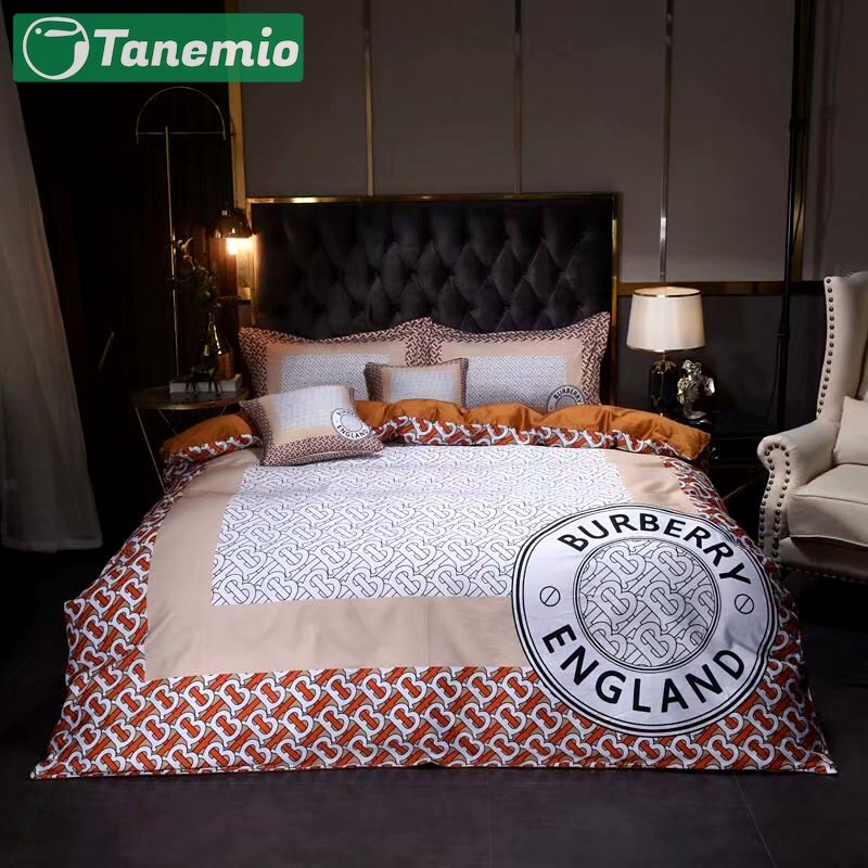 Burberry bedding sets model 100 luxury brand bedding set duvet cover  home decoration Bedding Sets