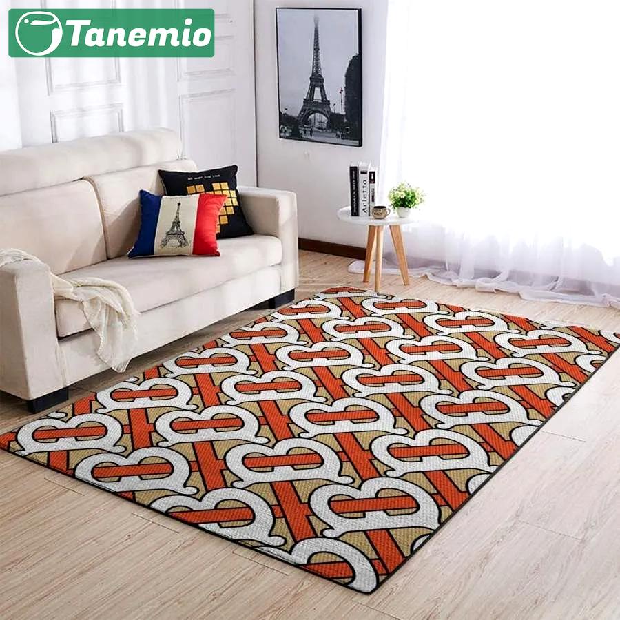 Burberry england logo type 709. Upgrade Your Living Room with Luxury Home Decor: Area Carpets, Floor Decor, Door Mats, and Hot Gift Items with style a High-End Fashion Brand Rectangle Rug