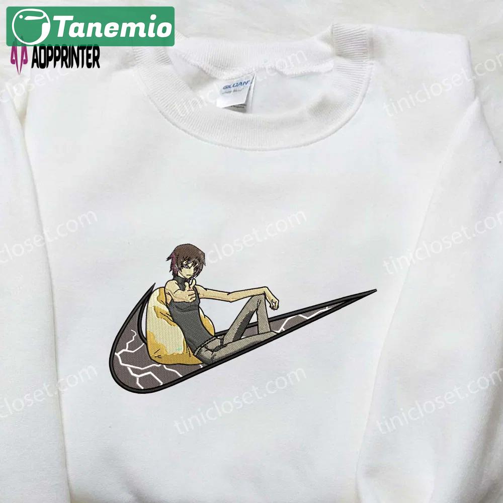 Canaan alphard x nike embroidered shirt – anime inspired nike embroidered shirt Embroidered Shirt