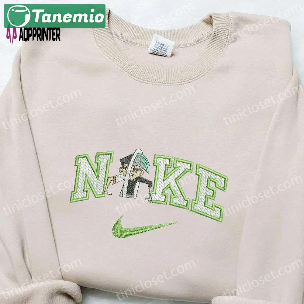 Cartoon embroidered sweatshirt: danny phantom x nike the fairly oddparents nike inspired shirt Embroidered Shirt