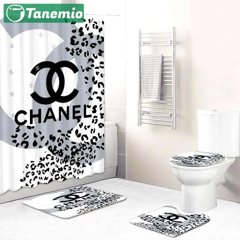 Chanel bathroom sets home decor luxury fashion brand bath mat hypebeast Bathroom Set