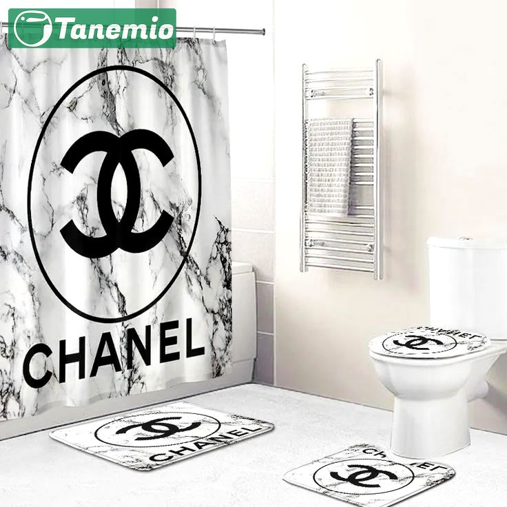 Chanel circlenew bath mat luxury fashion brand home decor bathroom sets hypebeast Bathroom Set