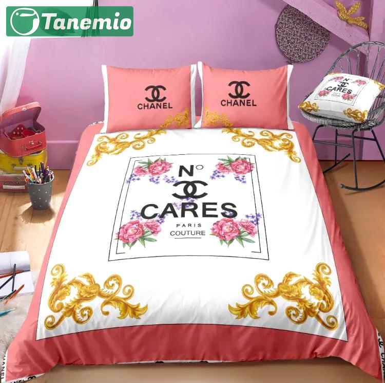 Chanel flowers logo type 1051 Bedding Sets bed linen bedspread duvet hyperbeast Bedroom covers premium fashion brand luxury ideas home decor bedclothes sheets blankets