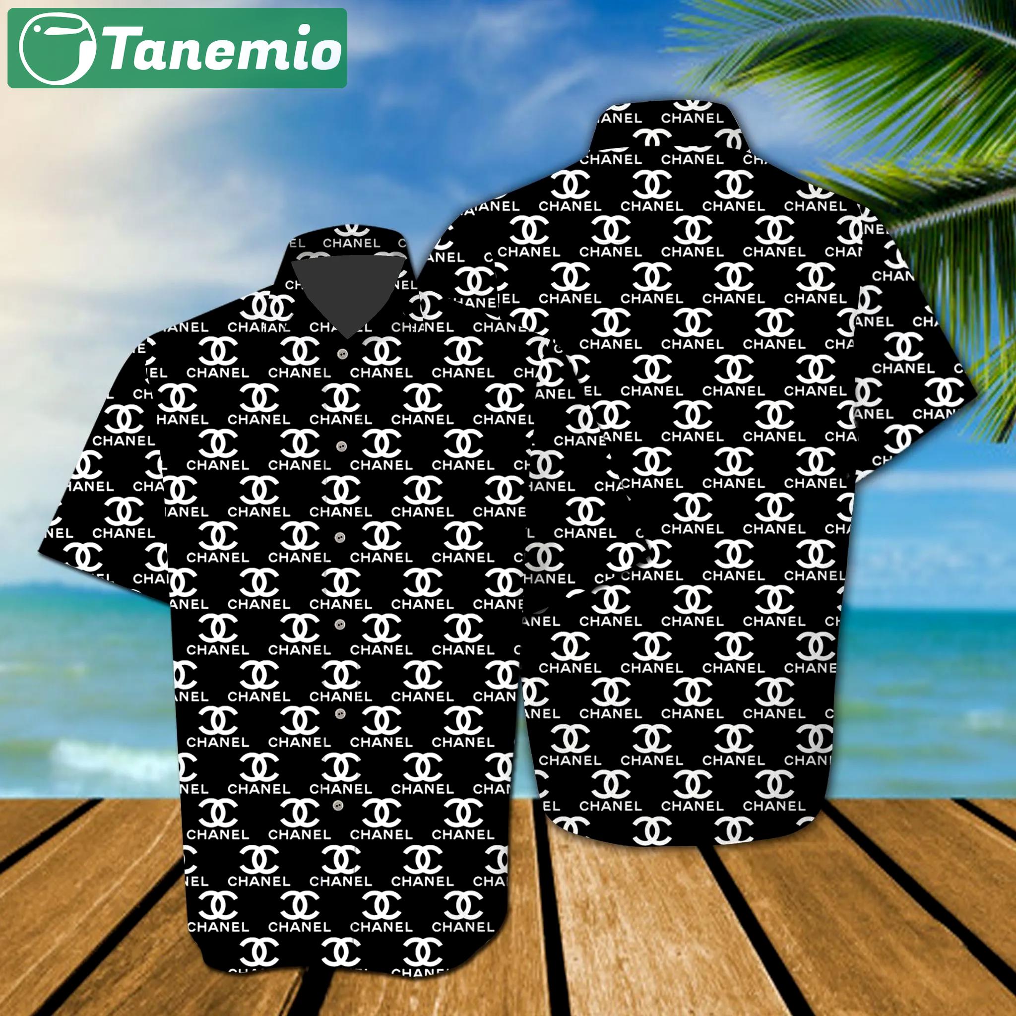 Chanel hawaii shirt luxury clothing clothes outfit for men Hawaii Shirt Shorts & Flip Flops