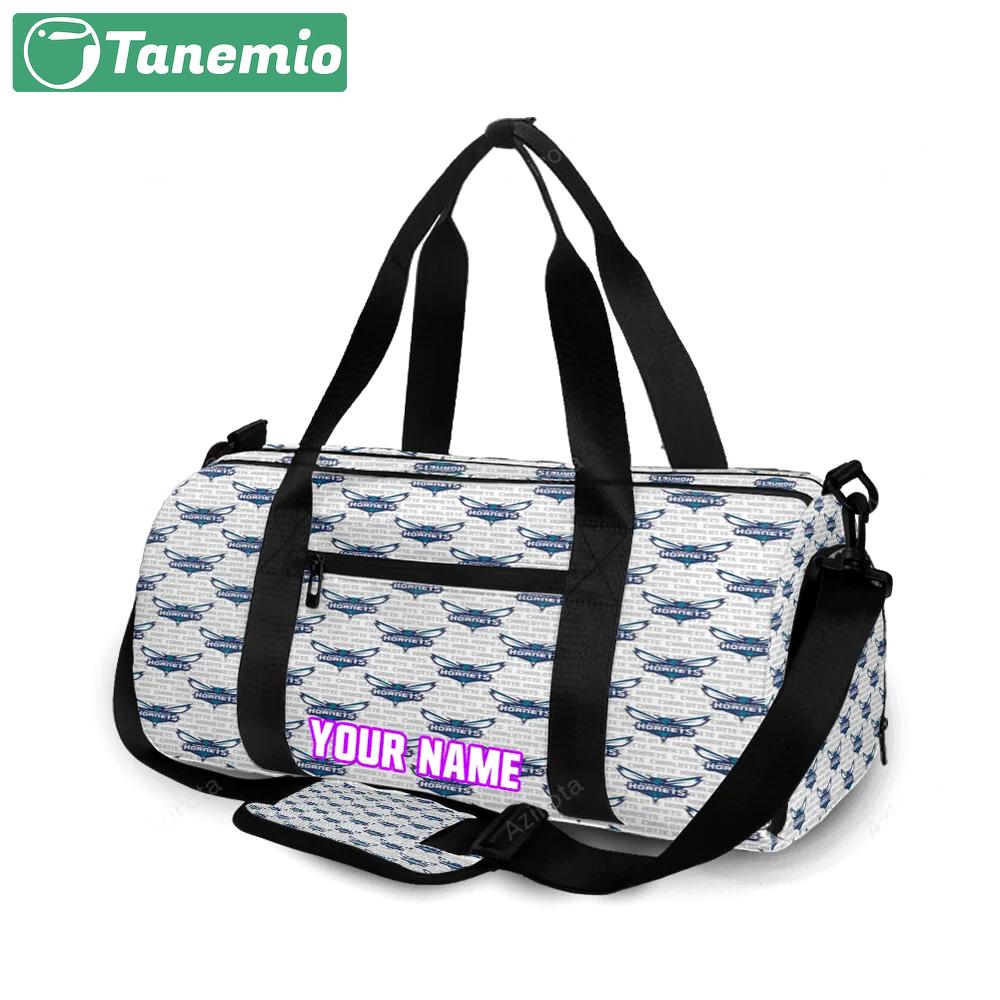 Charlotte hornets 4 personalized name travel bag gym bag 1260 Travel Bag