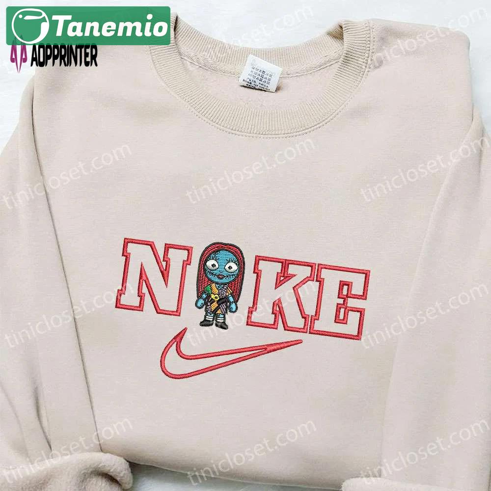Chibi sally x nike movie embroidered sweatshirt horror & halloween hoodie Embroidered Shirt