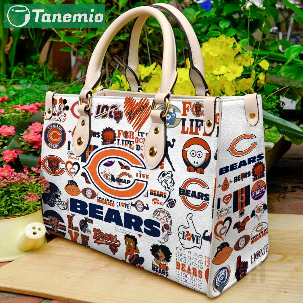 Chicago bears lover leather bag for women gift 1594 Women Leather Hand Bag