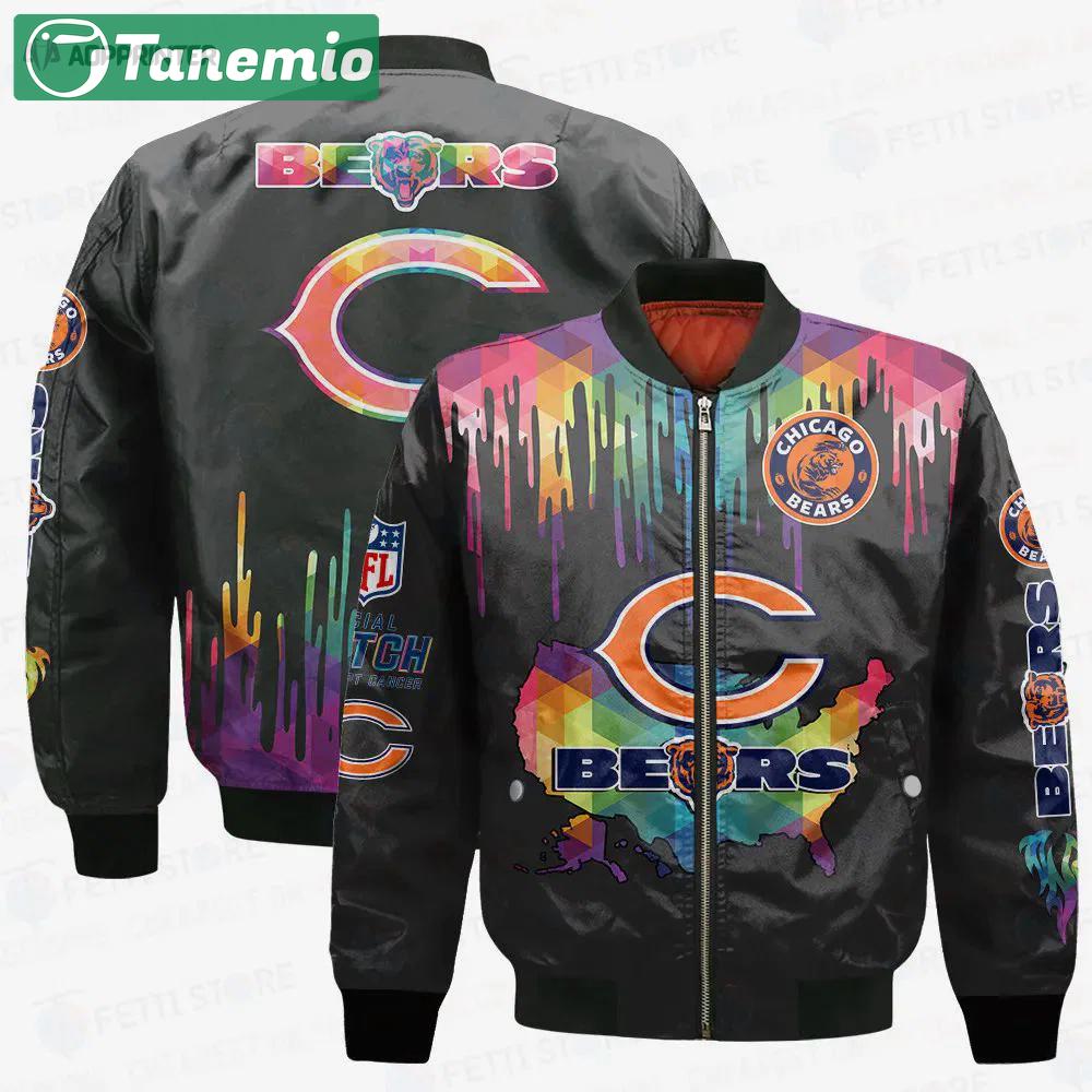 Chicago bears – national football league aop bomber jacket v3 Bomber Jacket