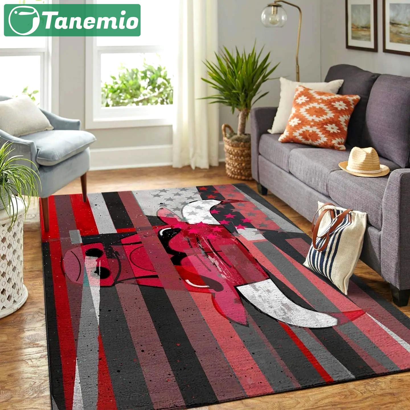 Chicago bulls area rug nba carpet living room rugs rug regtangle carpet v4630 Rectangle Rug