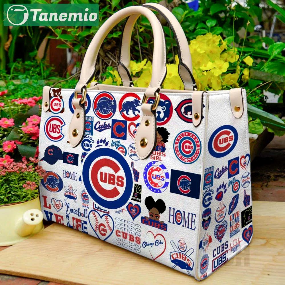 Chicago cubs 1 leather handbag  gift for women 4557 Women Leather Hand Bag