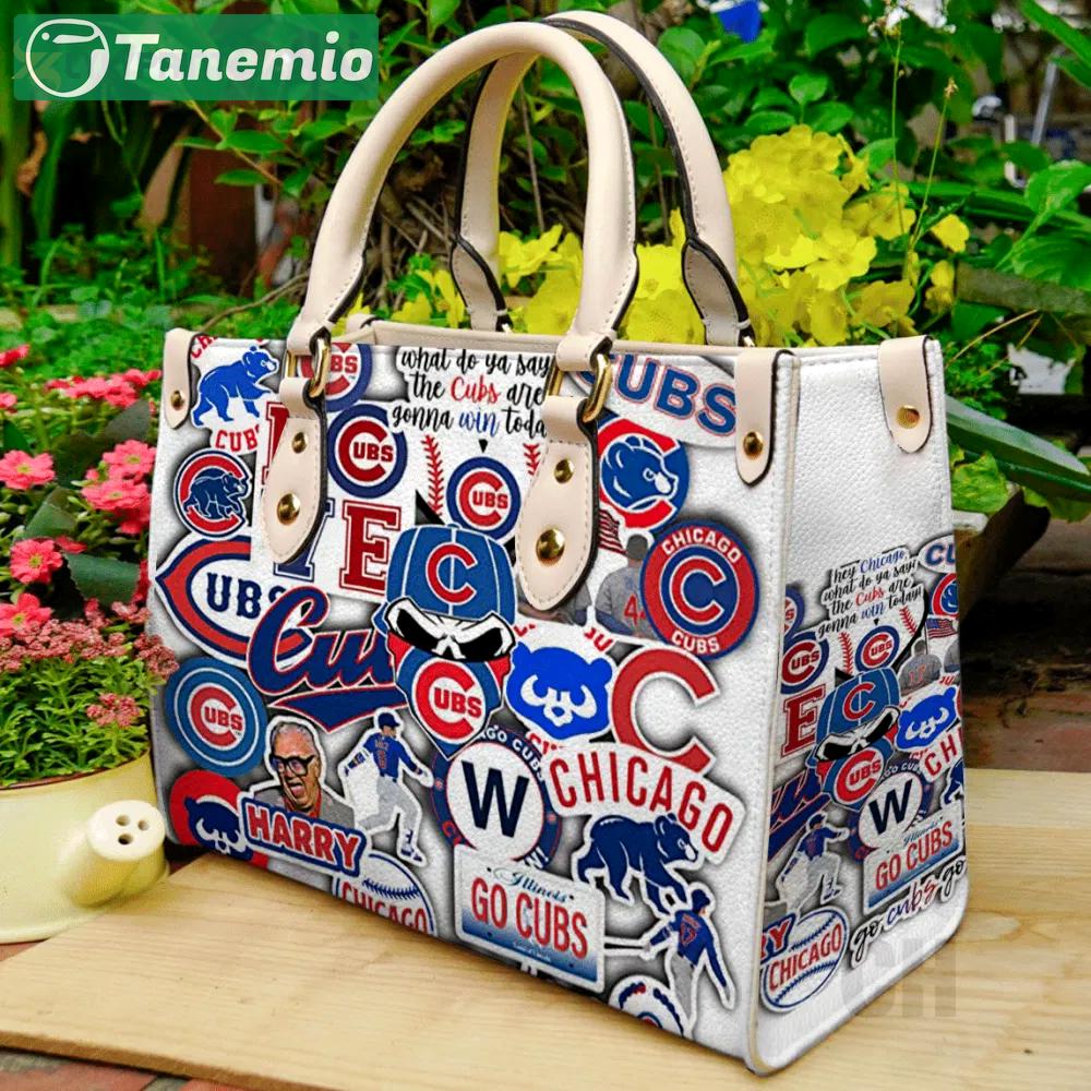 Chicago cubs leather hand bag gift for women’s day: perfect women s day gift – ch 3643 Women Leather Hand Bag