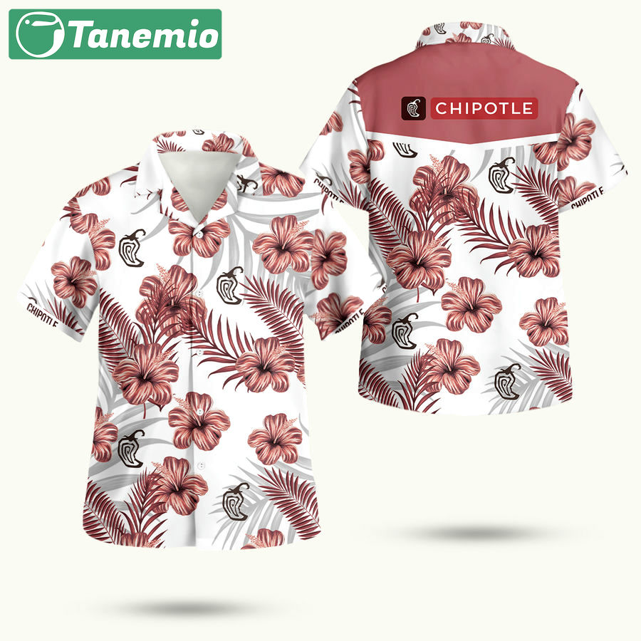 Chipotle tropical flower maria hawaiian shirt Hawaii Shirt Shorts & Flip Flops