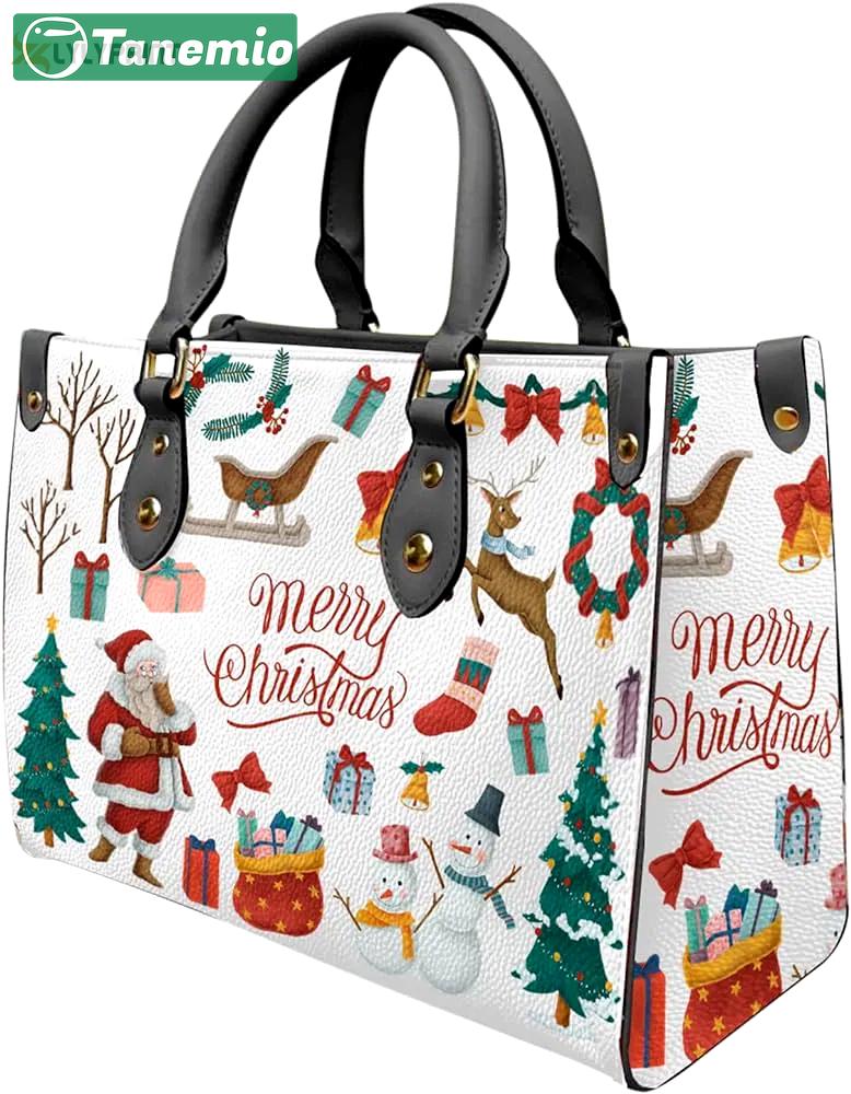 Christmas leather handbag for women gift 2409 Women Leather Hand Bag