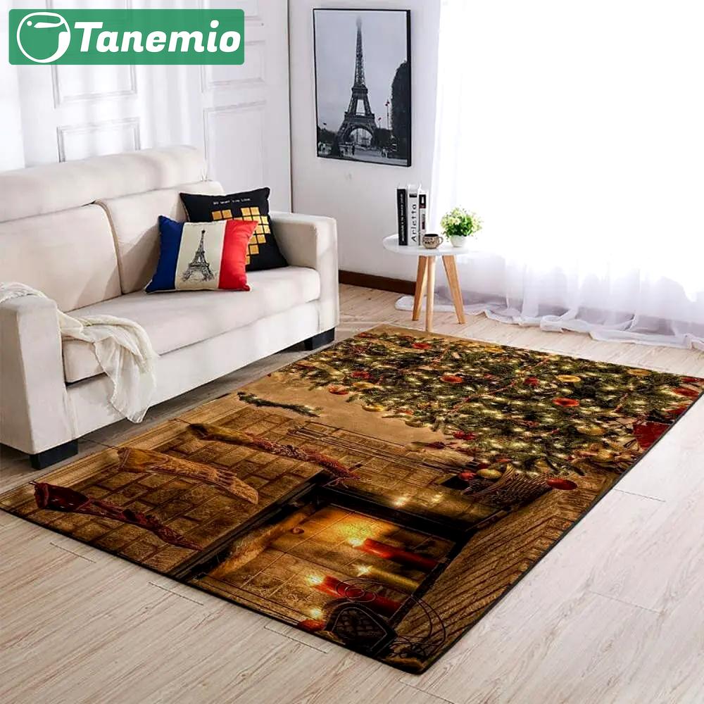 Christmas tree area rug 1910035 ofd area rug living room carpet rug regtangle carpet floor decor home decor Rectangle Rug