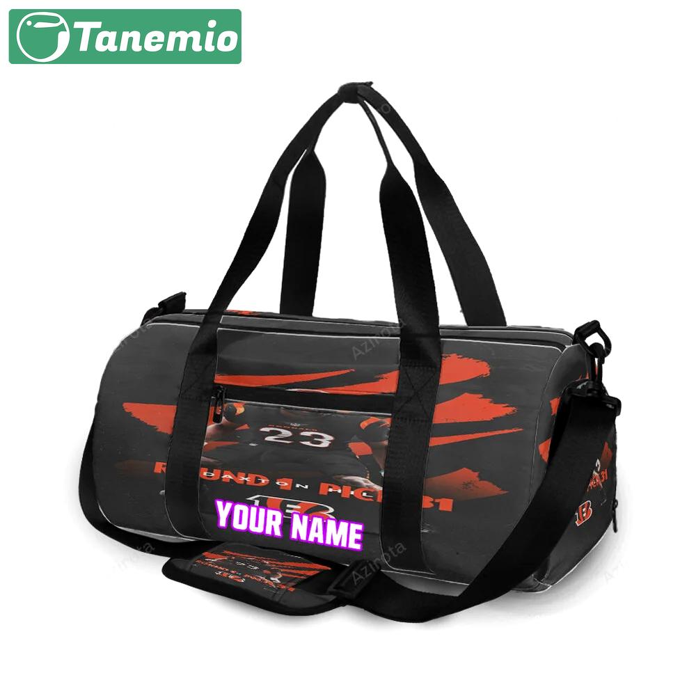 Cincinnati bengals daxton hill 23 personalized name travel bag gym bag 164 Travel Bag