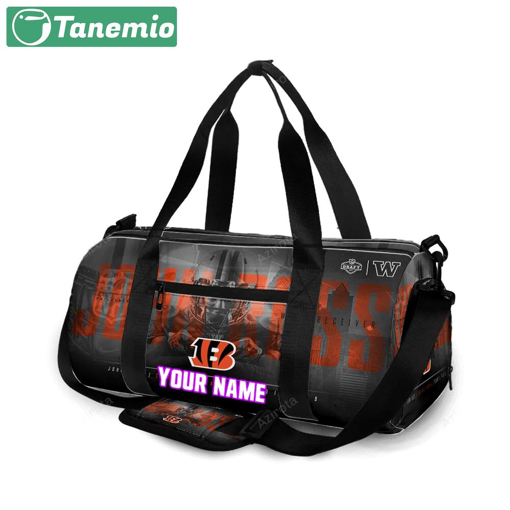 Cincinnati bengals john ros personalized name travel bag gym bag 2015 Travel Bag