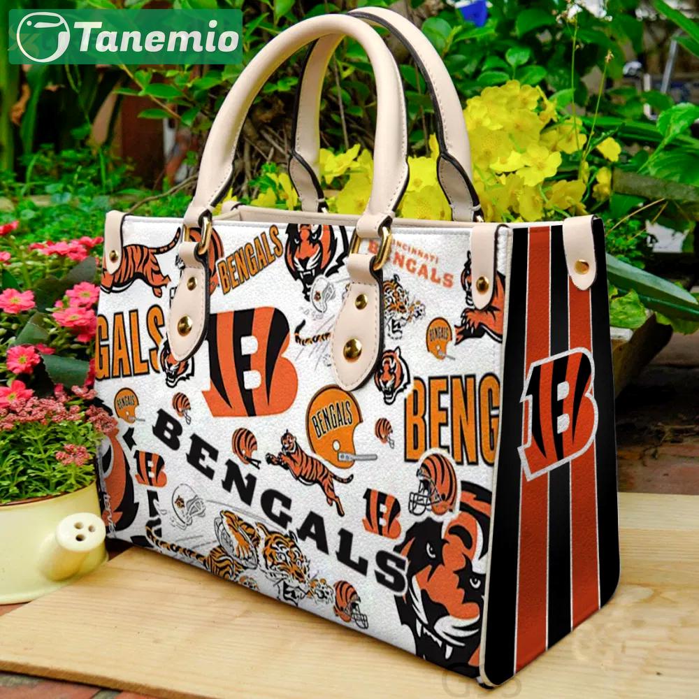 Cincinnati bengals love a1 leather bag g95 1751 Women Leather Hand Bag