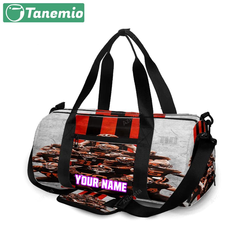 Cleveland browns players personalized name travel bag gym bag 797 Travel Bag