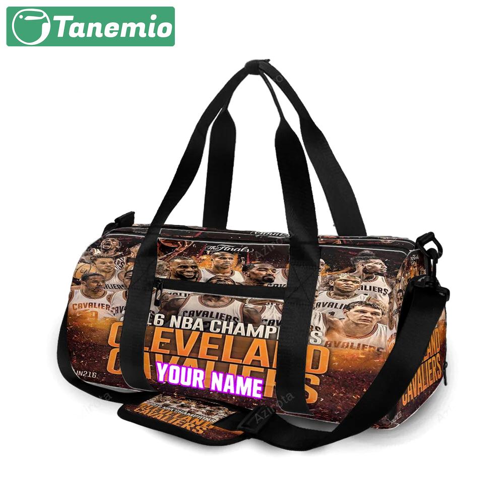Cleveland cavaliers champions 2016 personalized name travel bag gym bag 1743 Travel Bag