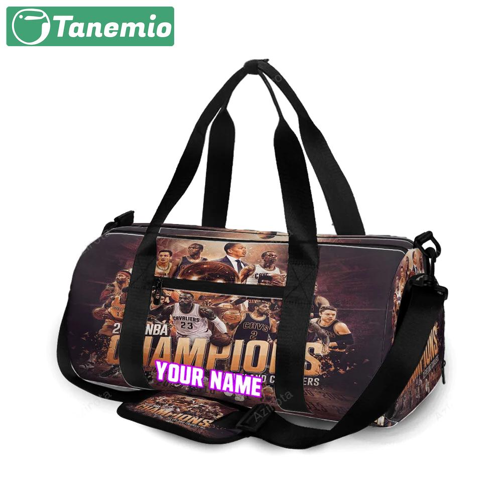 Cleveland cavaliers champions 2016 v2 personalized name travel bag gym bag 1524 Travel Bag