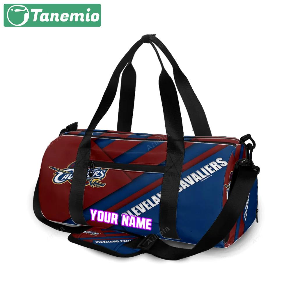 Cleveland cavaliers flag personalized name travel bag gym bag 468 Travel Bag