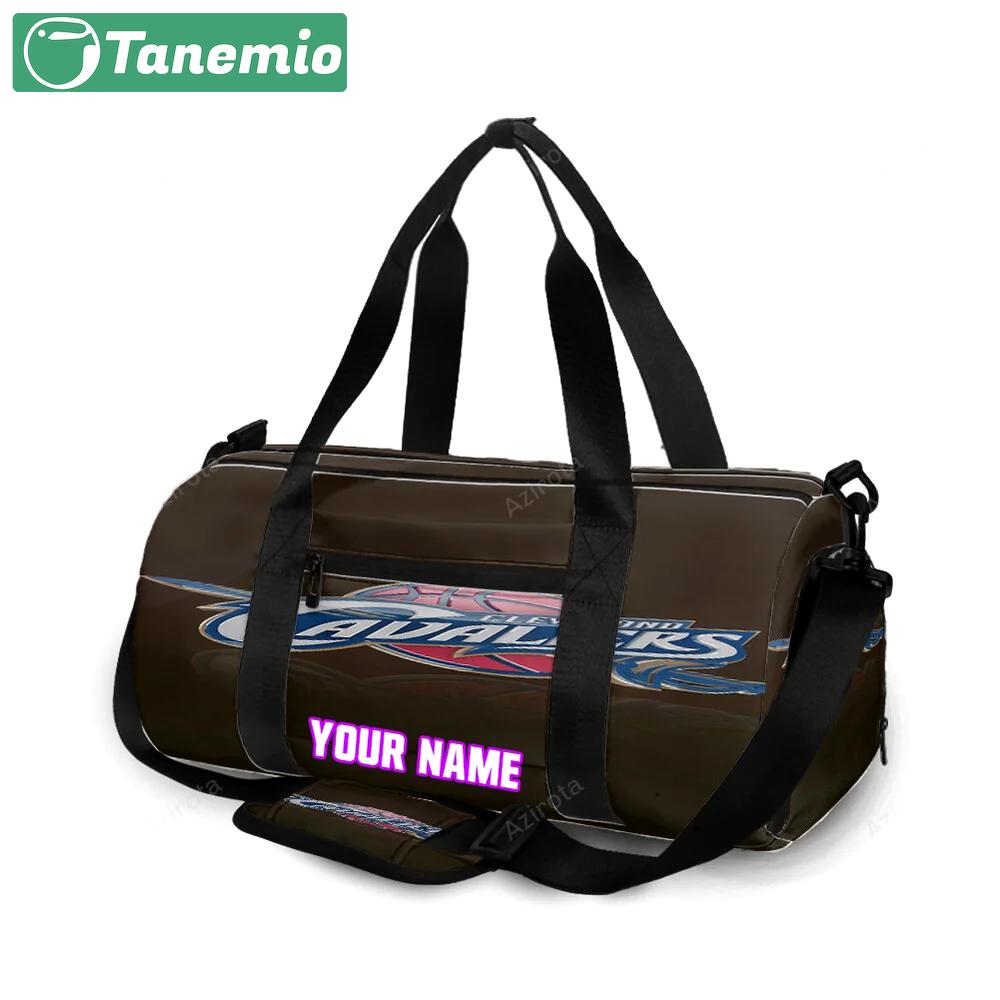 Cleveland cavaliers logo3 personalized name travel bag gym bag 834 Travel Bag