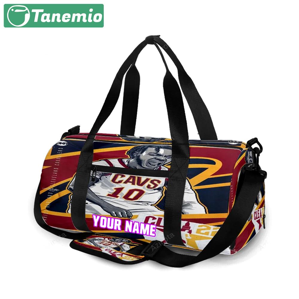 Cleveland cavaliers player 10 v2 personalized name travel bag gym bag 1331 Travel Bag