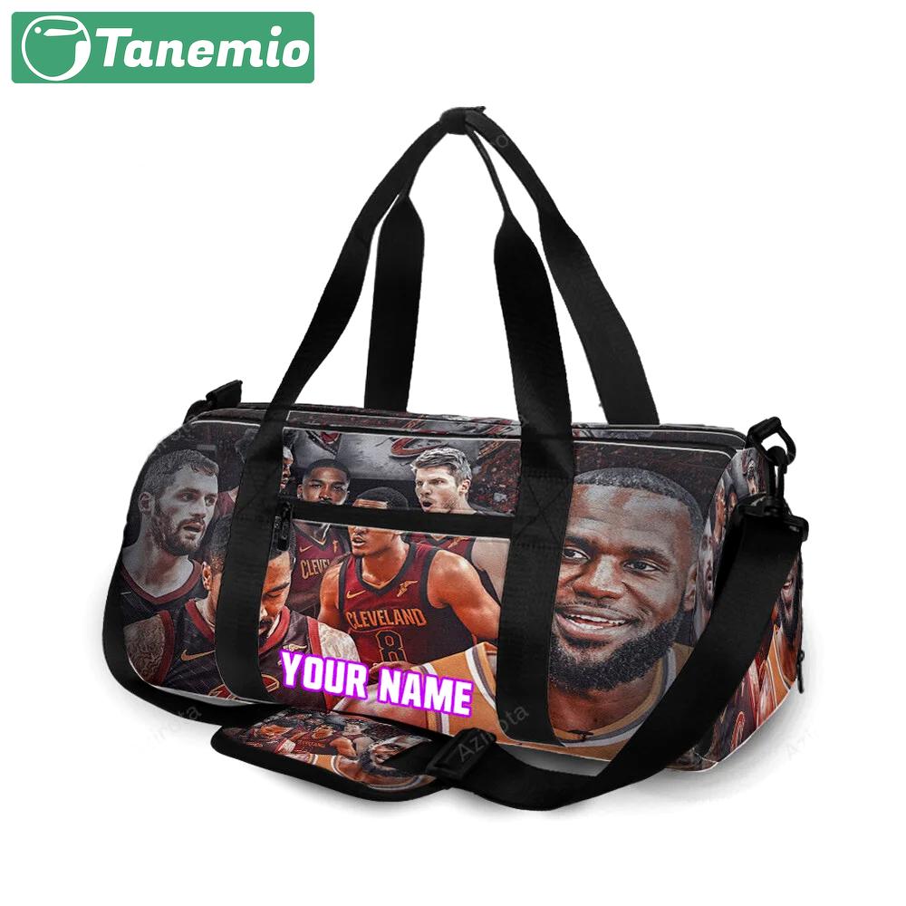 Cleveland cavaliers team2 personalized name travel bag gym bag 211 Travel Bag