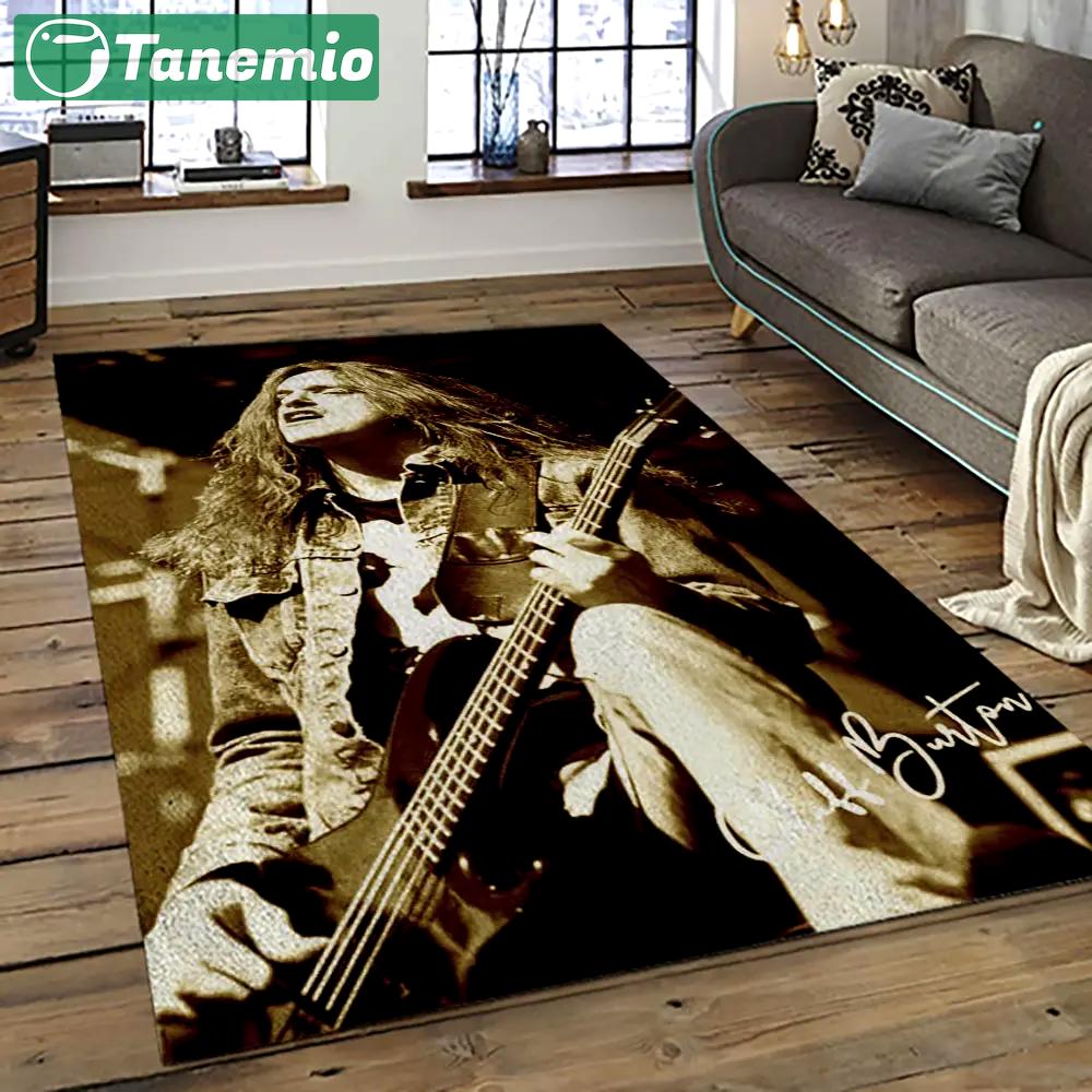 Cliff burton rapper hiphop music retangle carpet area rug home decor best gift for fan and friends cb20 Rectangle Rug