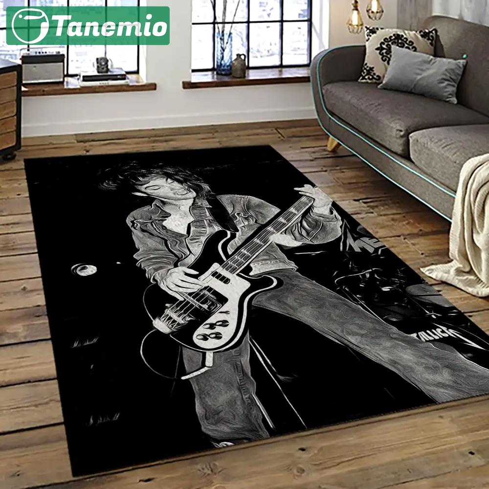 Cliff burton rapper hiphop music retangle carpet area rug home decor best gift for fan and friends cb3 Rectangle Rug