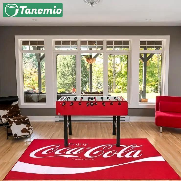 Coca cola area rug ofd 20030924 area rug living room carpet rug regtangle carpet floor decor home decor Rectangle Rug
