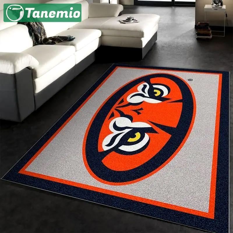 College spirit auburn sport area rug living room and bed room rug rug regtangle carpet floor decor home decor Rectangle Rug