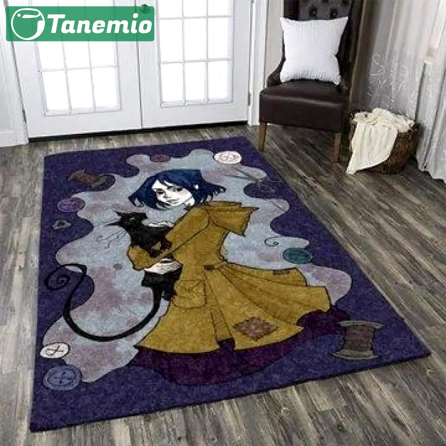 Coraline area rug living room rug home decormovie home decor 03 Rectangle Rug