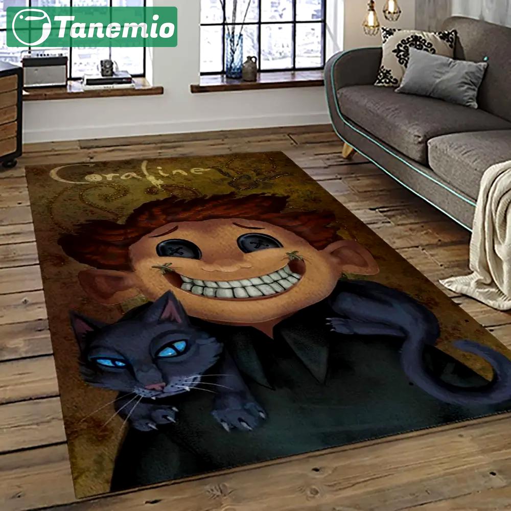 Coraline fantastic film movie carpet area rug home decor halloween gift best present for friends cr13 Rectangle Rug