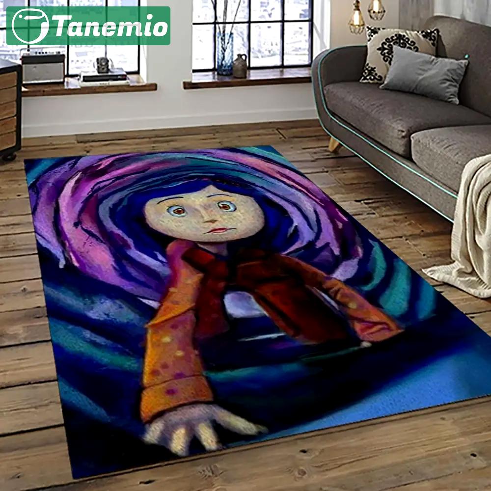 Coraline fantastic film movie carpet area rug home decor halloween gift best present for friends cr24 Rectangle Rug