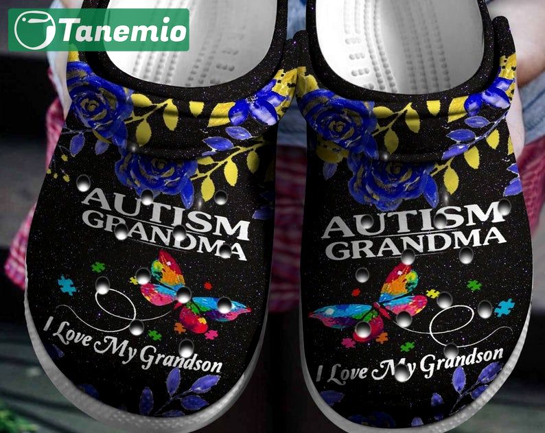Crocs outfit - autism awareness crocs autism grandma i love my grandson crocband clog shoes for men women - 56 Crocs Outfit