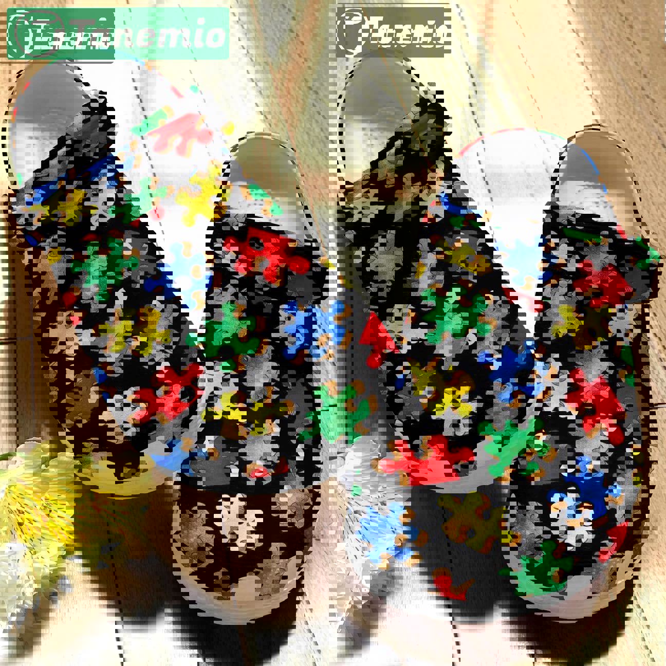 Crocs outfit - autism awareness crocs puzzle crocband clog shoes for men women - 83 Crocs Outfit