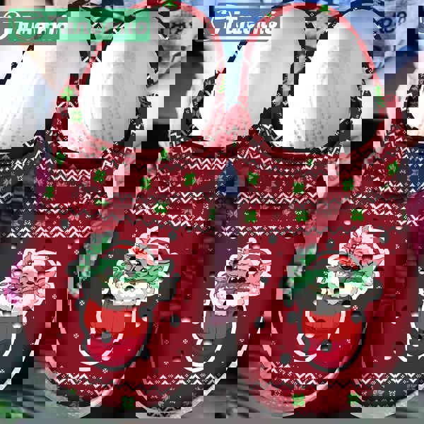 Crocs outfit - baby yoda in socks ugly christmas pattern crocs crocband clog shoes for men women - 163 Crocs Outfit