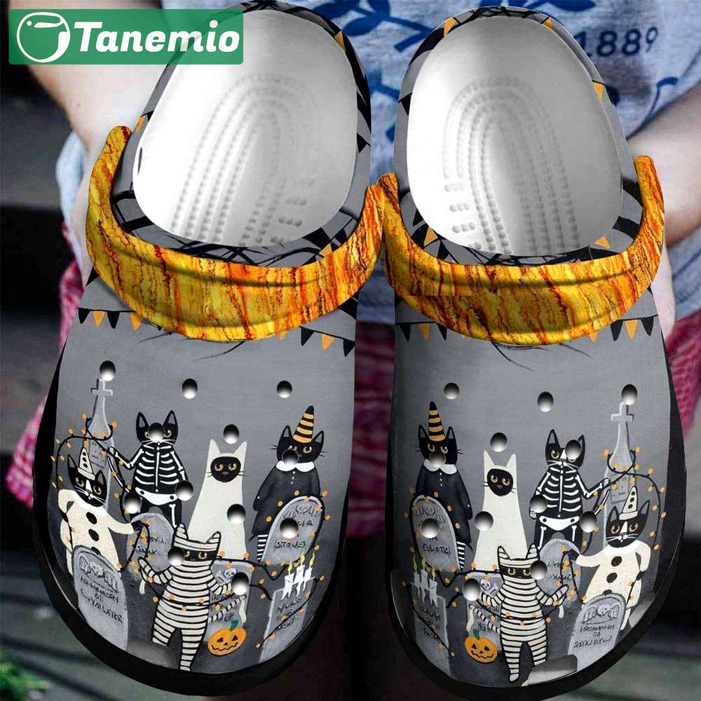 Crocs outfit - cat skeleton mummy horror halloween crocs crocband clogs shoes - 366 Crocs Outfit