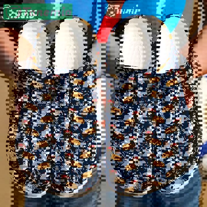 Crocs outfit - corgi dog christmas pattern crocs crocband clog shoes for men women - 410 Crocs Outfit