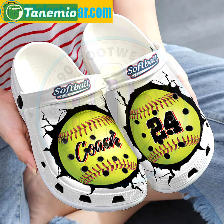 Crocs outfit - custom softball crocs – cracks personalized softball classic clog - 482 Crocs Outfit