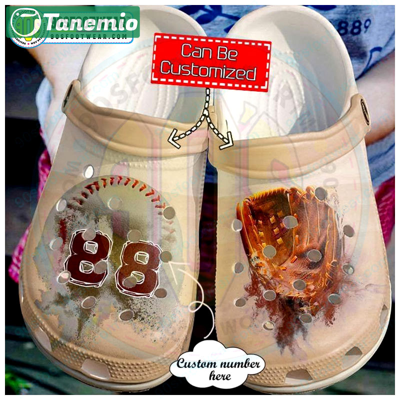 Crocs outfit - customize jersey numbers funny personalized baseball crocs - 507 Crocs Outfit